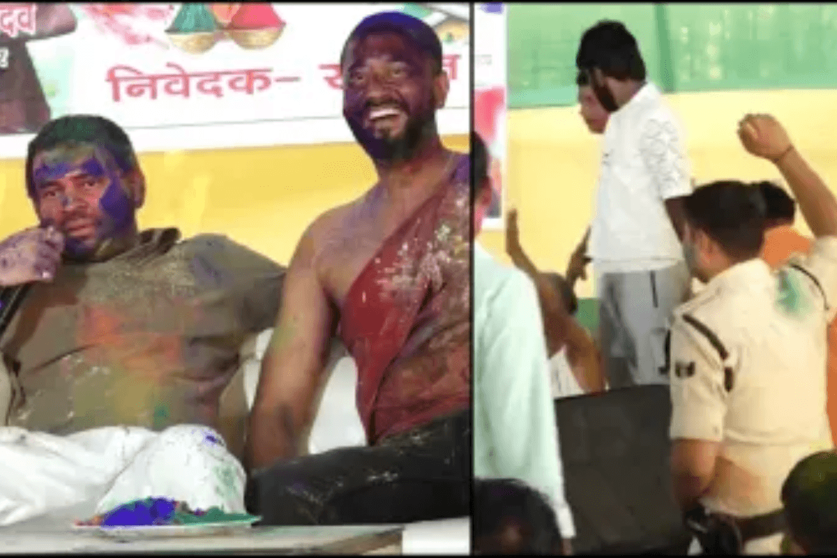 “ए सिपाही ठुमका लगाओ…” डांस करने वाला पुलिसकर्मी तलब, तेजप्रताप के खिलाफ जारी होगा चालान