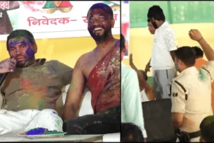 “ए सिपाही ठुमका लगाओ…” डांस करने वाला पुलिसकर्मी तलब, तेजप्रताप के खिलाफ जारी होगा चालान