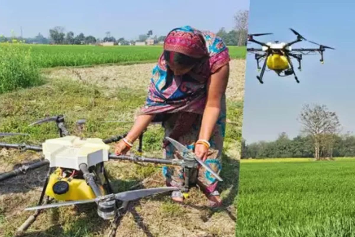 बिहार के सीतामढ़ी जिले की पहली ‘ड्रोन दीदी’ सीमा की कहानी, कभी लोन लेकर शुरू की थी खाद-बीज की दुकान आज...