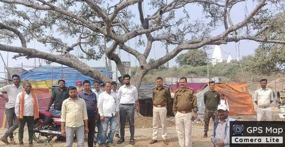 बीडीओ ने यज्ञ सह मेला स्थल का किया निरीक्षण, दिये निर्देश