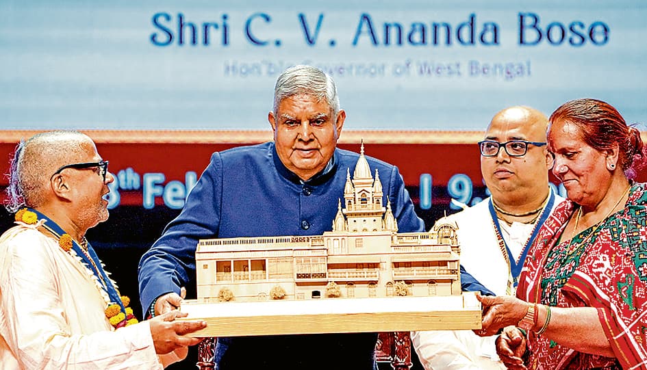 भारत की बुनियाद सनातन धर्म में निहित : धनखड़