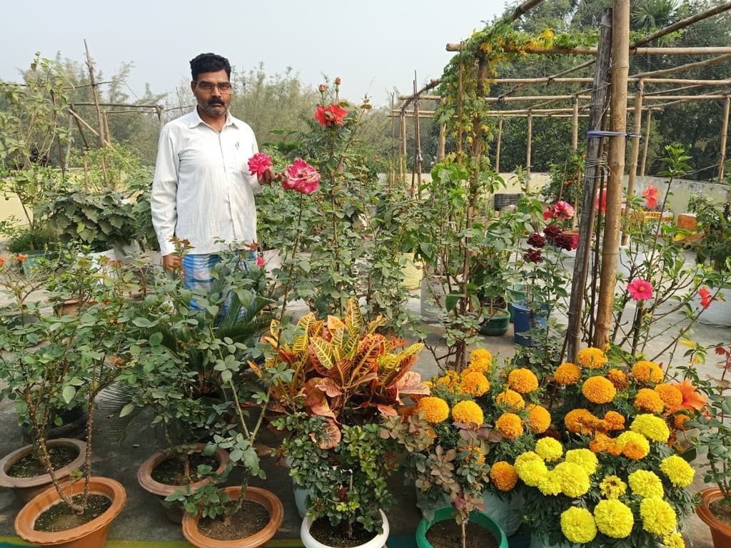 नौकरी छोड़ शुरू की फूल व सब्जी की खेती, अच्छी आमदनी कर रहे