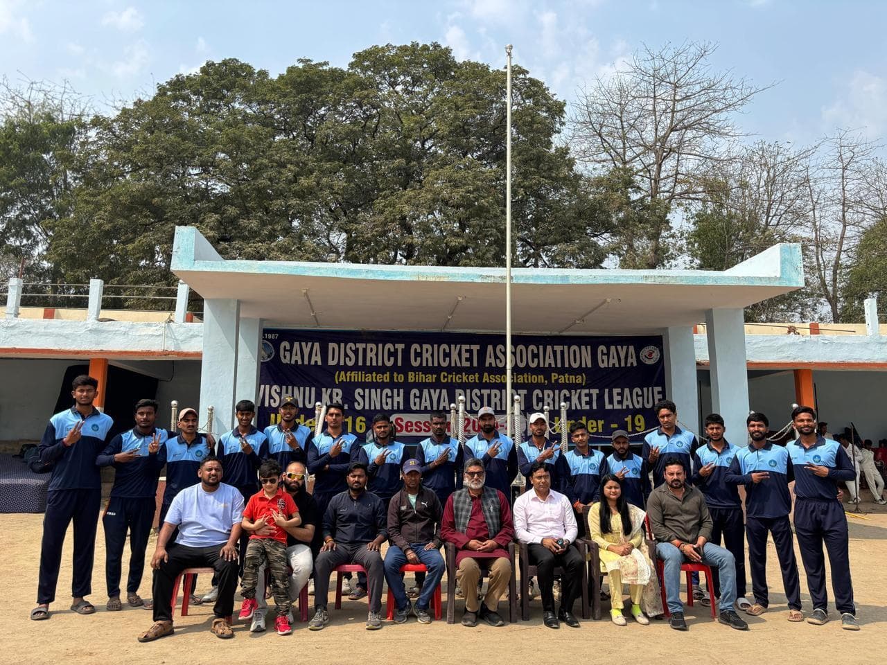 हेमन ट्रॉफी के लिए गया जिला क्रिकेट टीम नालंदा रवाना