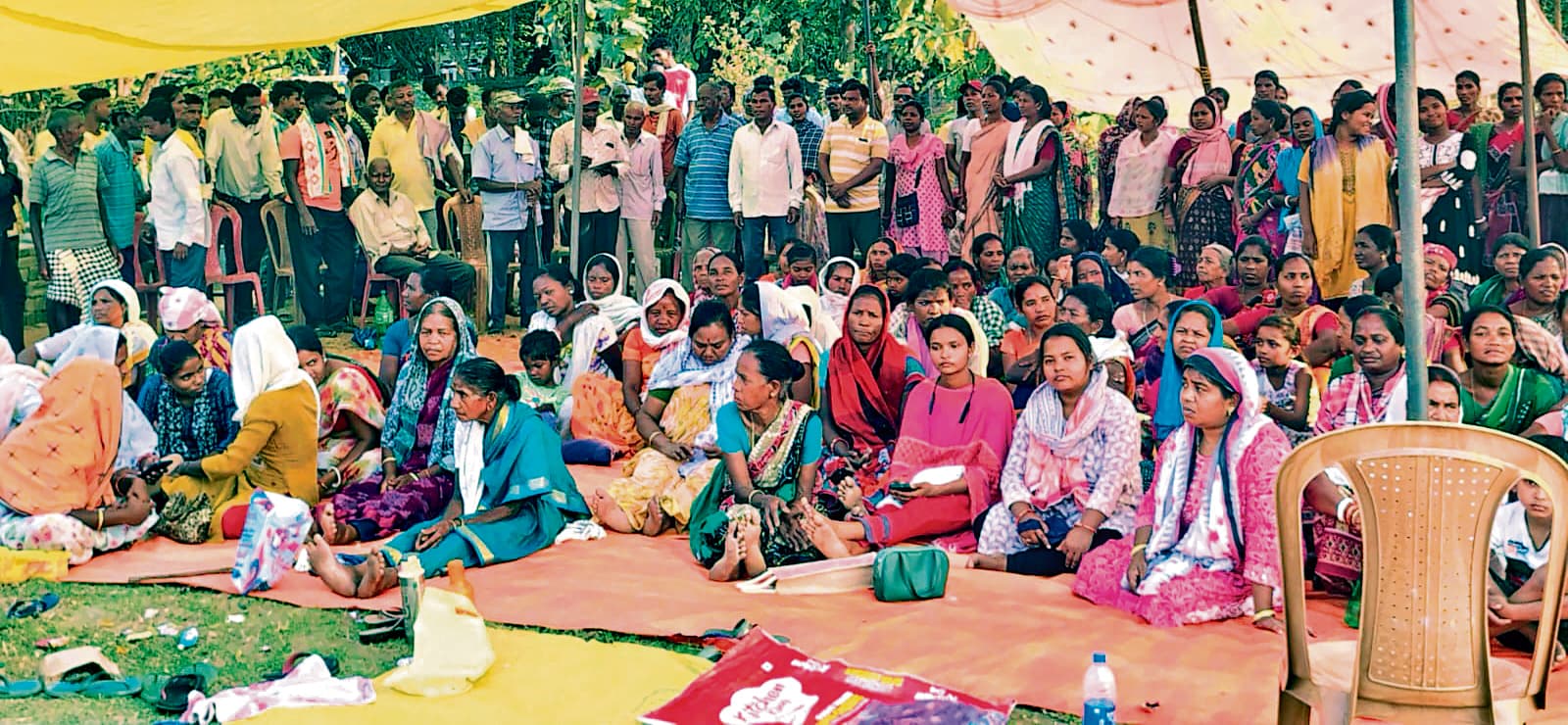 Rourkela News: ग्रामीणों के विरोध के बाद भी पुलिस की मौजूदगी में डुमेरता में आरएसपी का रेलपथ निर्माण जारी