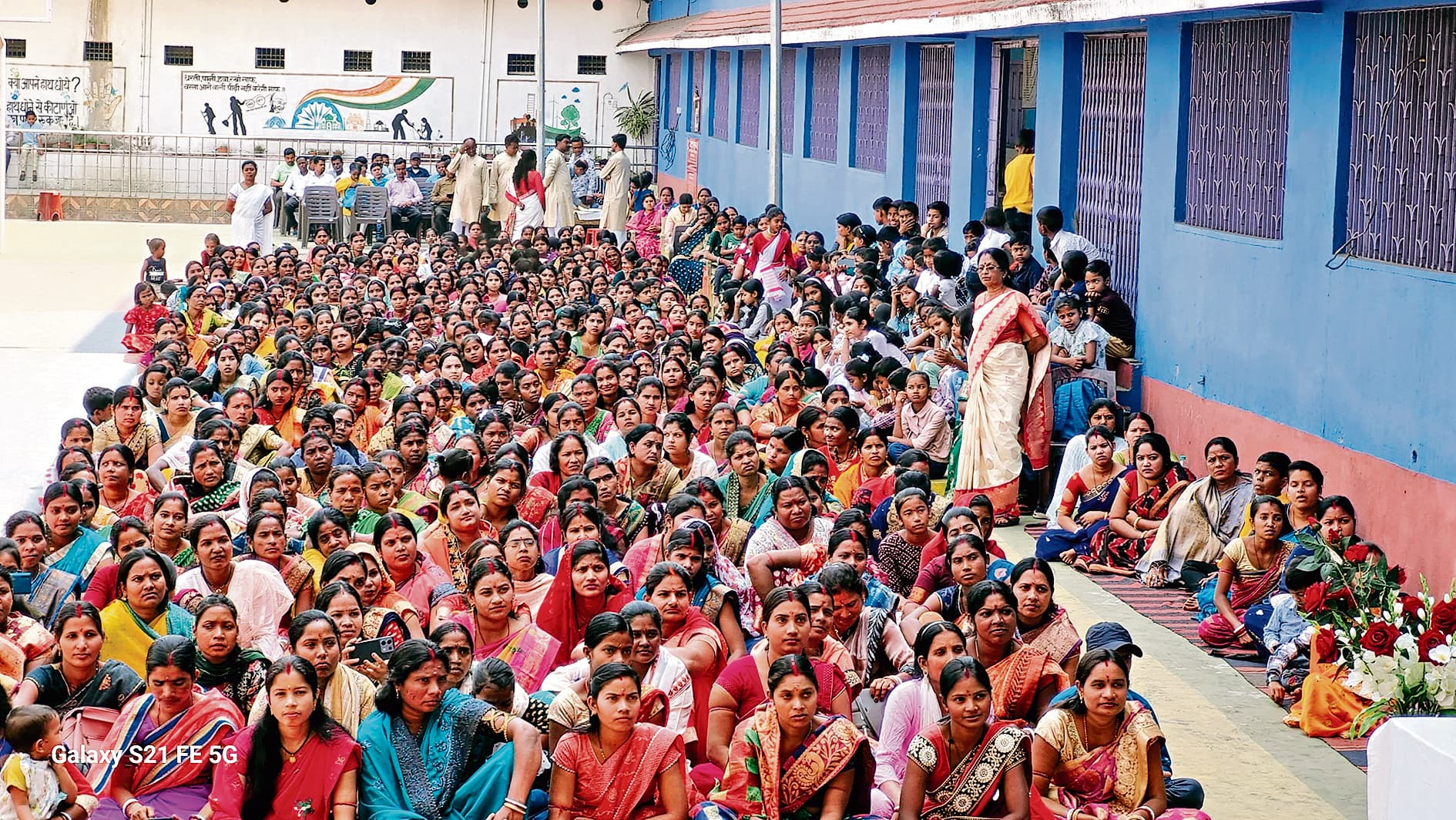 नौरंगराय सूर्य देवी सरस्वती शिशु विद्या मंदिर में मातृ सम्मेलन, म्यूजिकल चेयर में वर्षा अव्वल