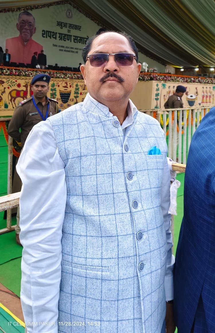 झामुमो के नये जिलाध्यक्ष बने एजाजुल इस्लाम