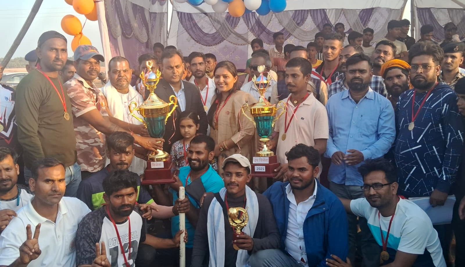 20-20 क्रिकेट टूर्नामेंट के फाइनल में सुपर ओवर में झाखर की टीम विजयी