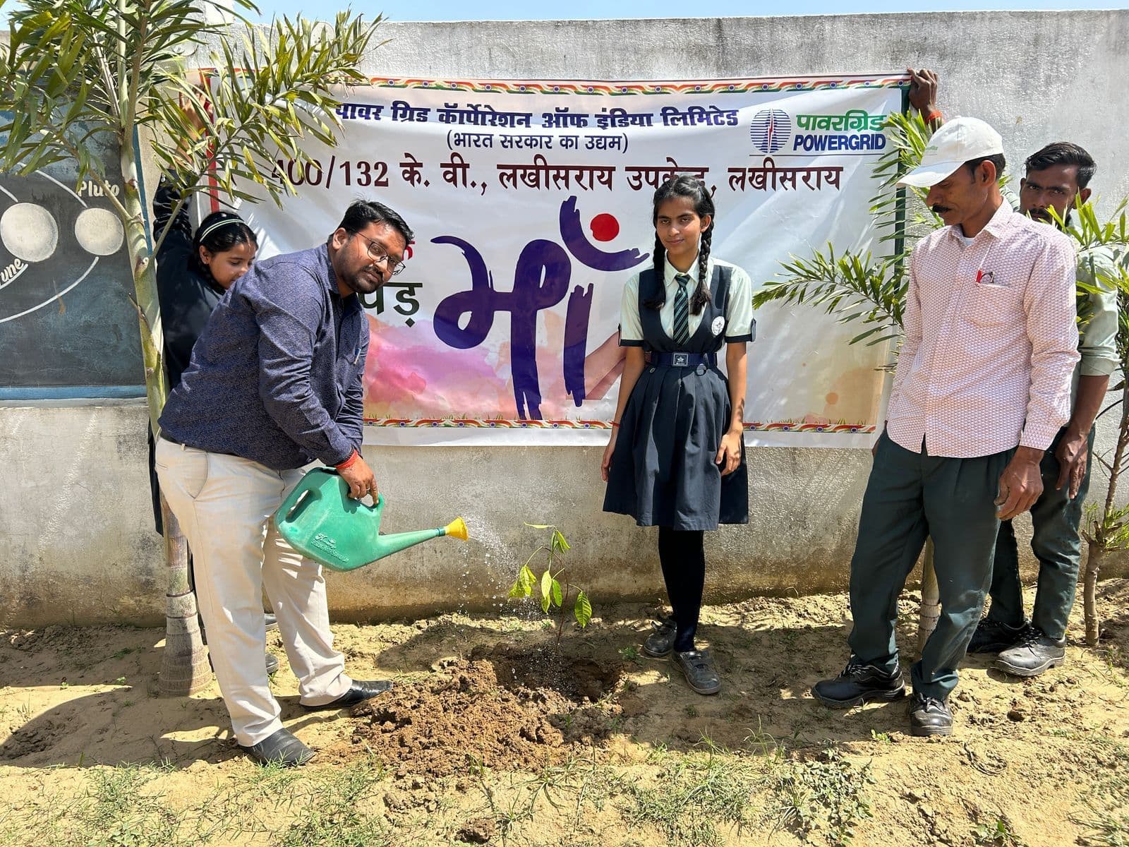 ‘एक पेड़ मां के नाम’ पर किया गया पौधरोपण