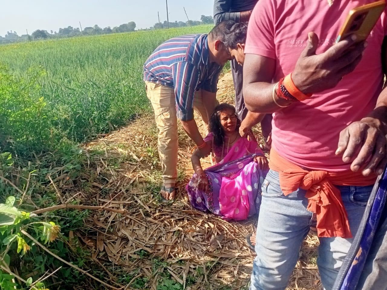 Bhagalpur news ट्रैक्टर ने टोटो को रौदा, दो की मौत पांच जख्मी, दो घंटे सड़क जाम