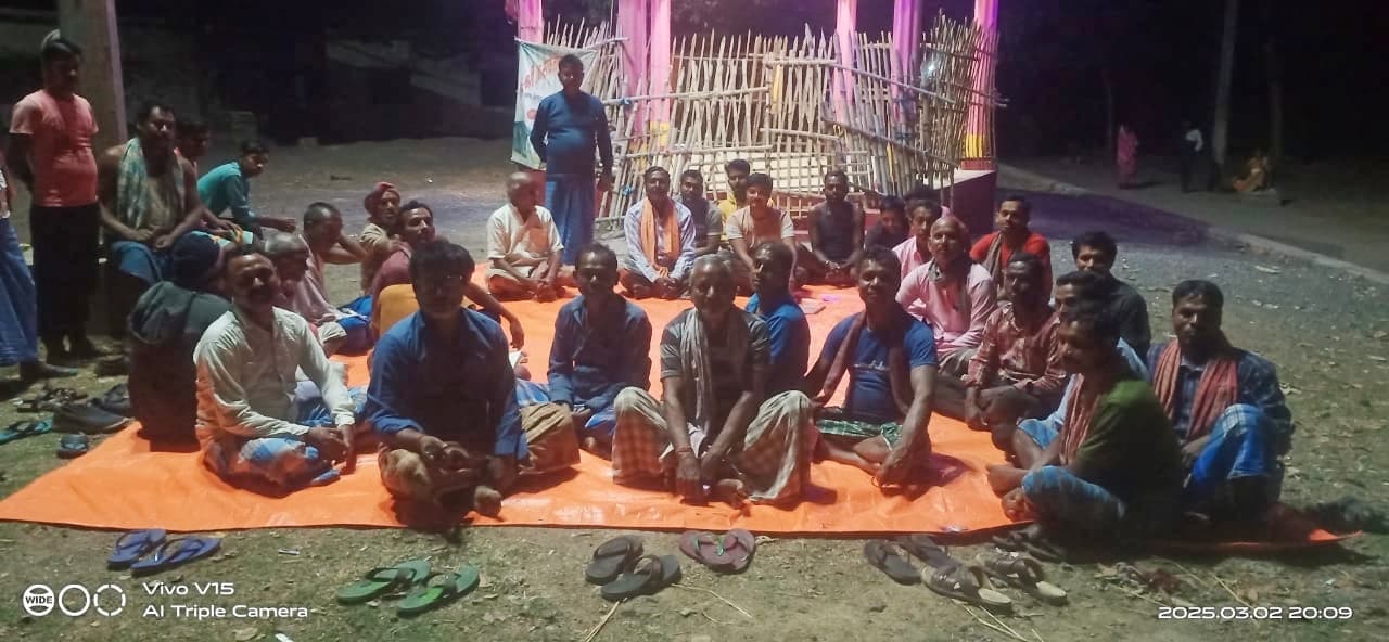 शिवापहाड़ में हरिनाम संकीर्तन के आयोजन पर चर्चा