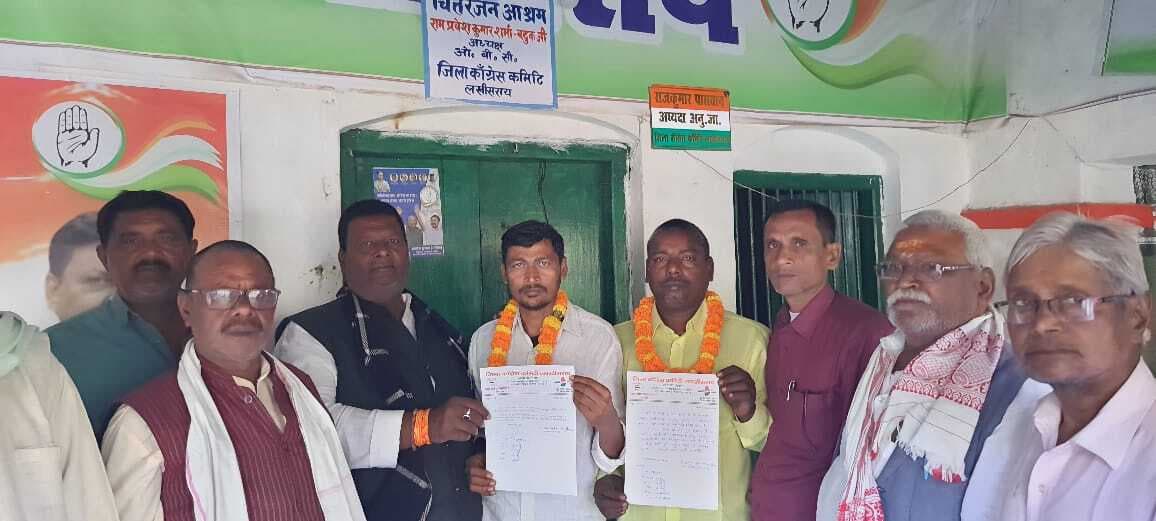 कांग्रेस पार्टी ओबीसी प्रकोष्ठ के प्रखंड अध्यक्षों का हुआ मनोनयन