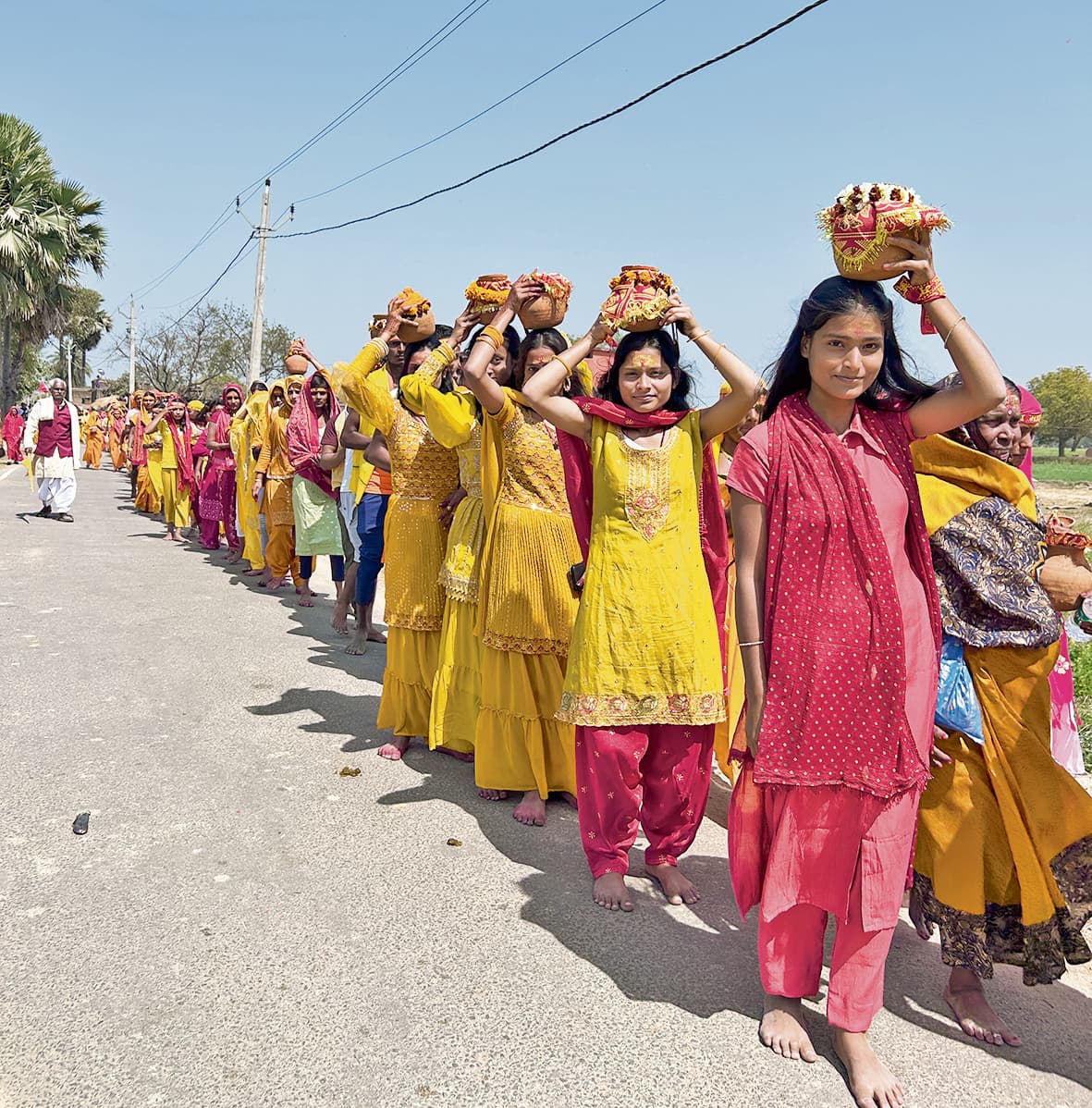 कलशयात्रा के साथ श्रीशतचंडी प्राणप्रतिष्ठा यज्ञ की शुरुआत