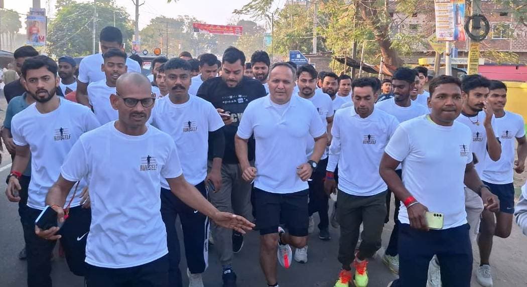 पूर्व आइपीएस शिवदीप लांडे ने लगायी दौड़