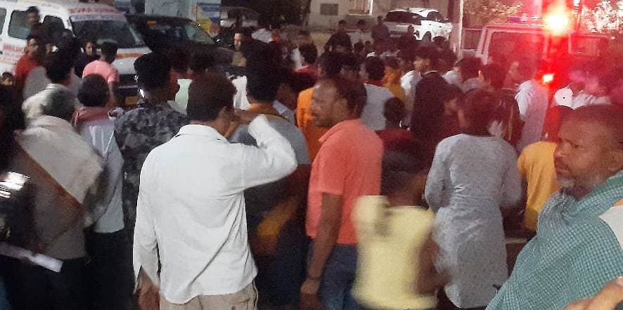 सड़क हादसे में बाइक सवार युवक की मौत