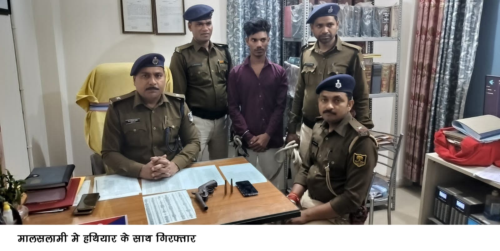 महिला से डेढ़ लाख की सोने की चेन झपटी, पकड़ाया