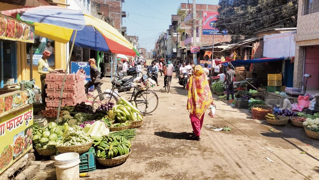 बैदराबाद बड़ी सब्जी मंडी होने के बाद भी नहीं बना स्थायी मंडी