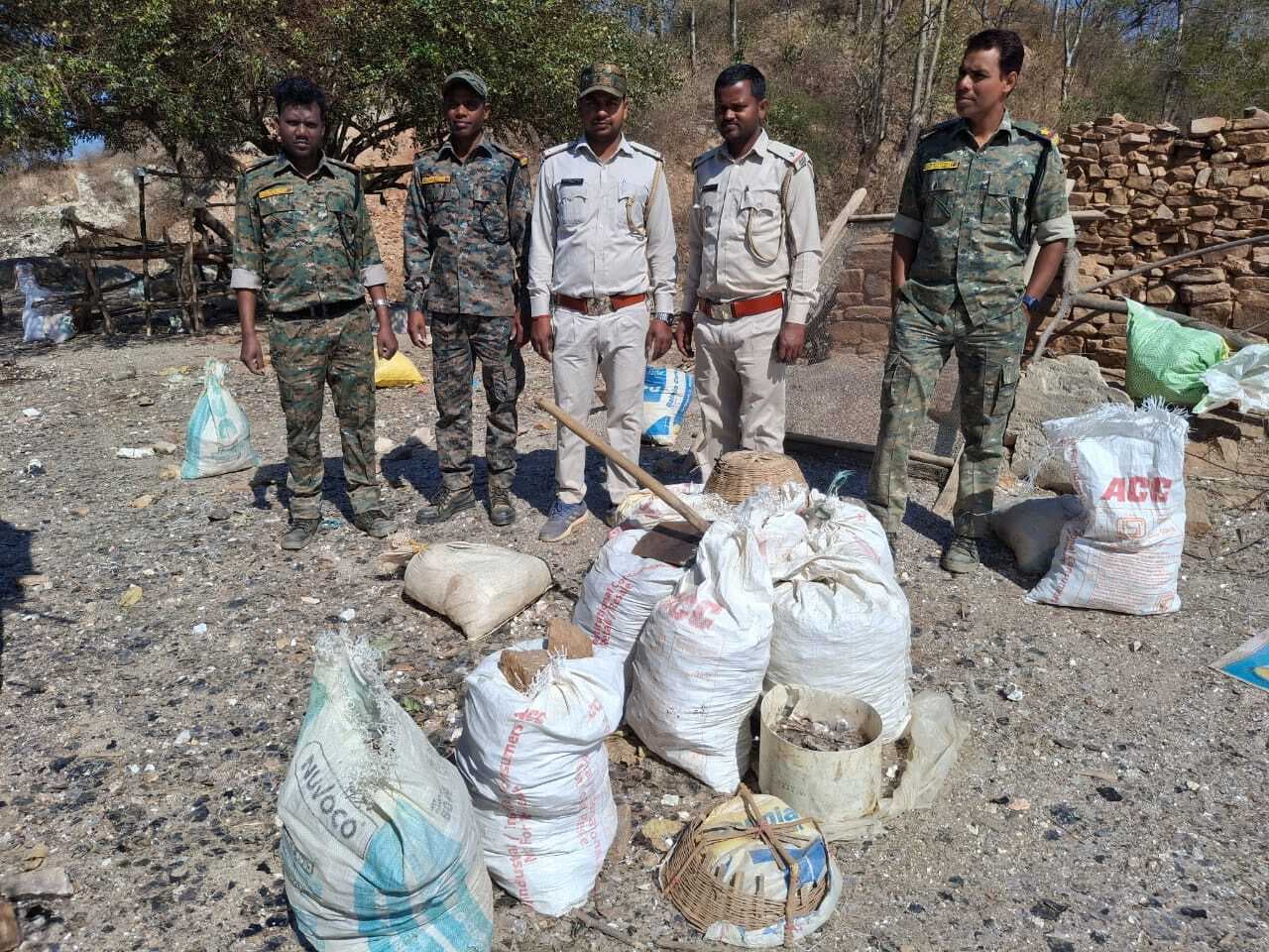 Giridih News: वन विभाग ने की कार्रवाई, दो टन माइका जब्त