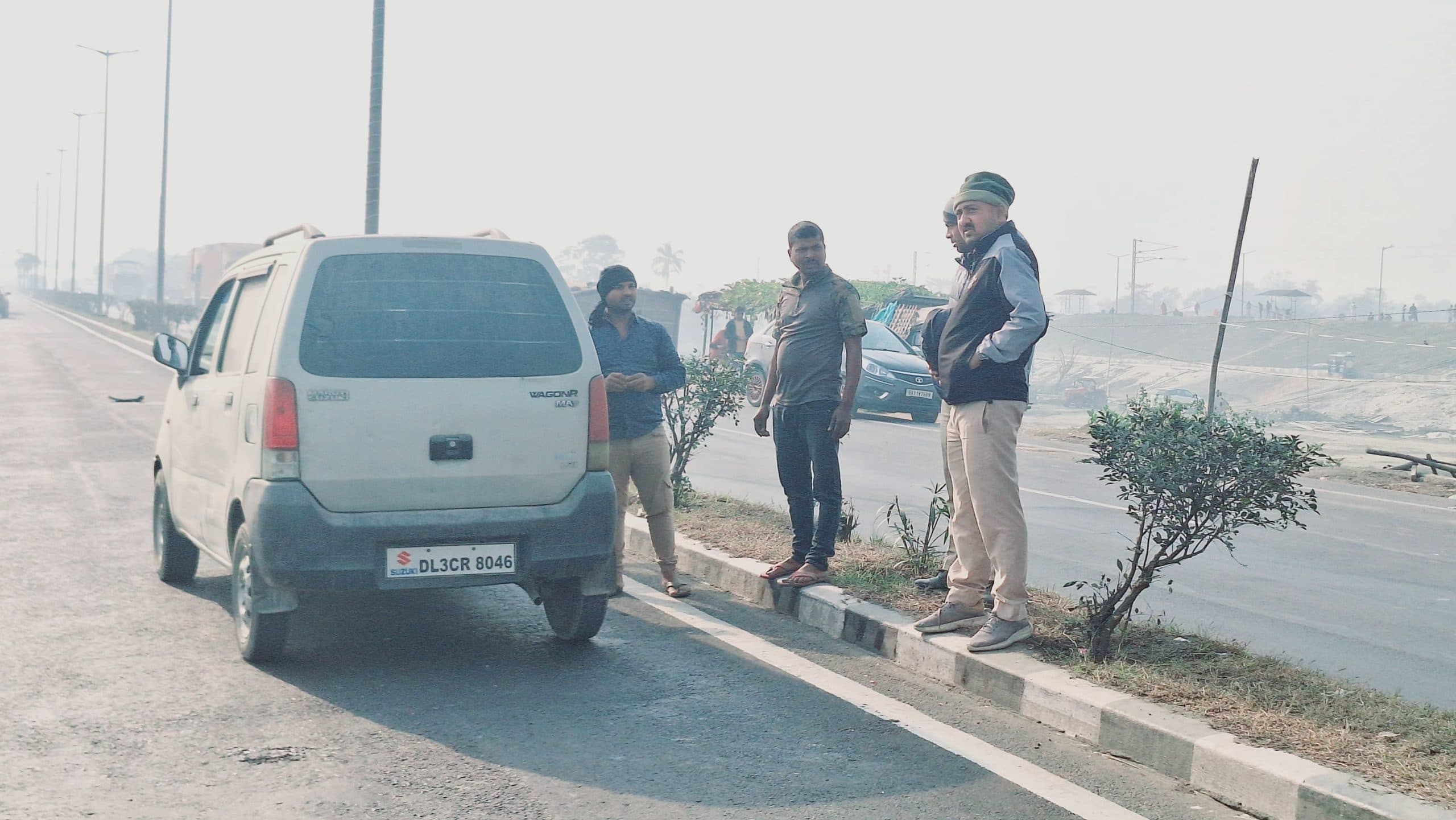 तेज रफ्तार वाहन की चपेट में आने से एक अज्ञात युवक की मौत
