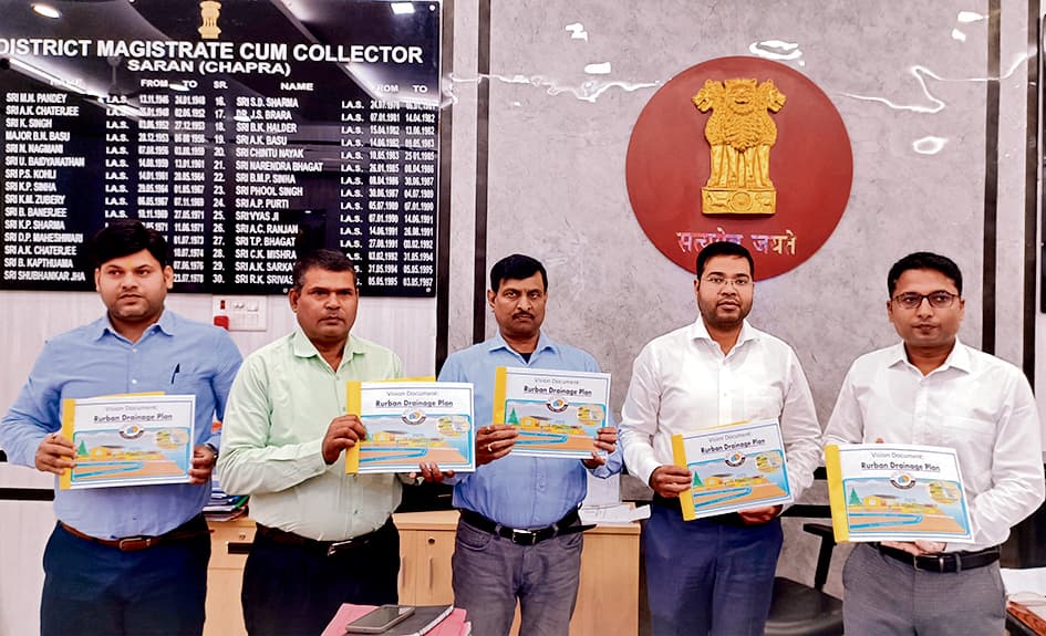 Chapra News : ''रूर्बन'' जलजमाव से दिलायेगा निजात, मास्टर प्लान की रूपरेखा तैयार