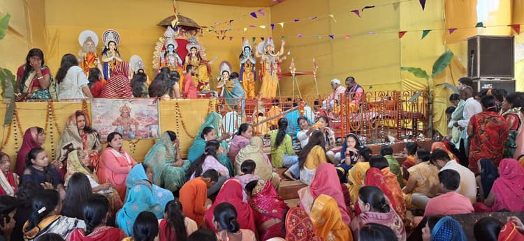 Bokaro News : राम राज्याभिषेक में उमड़े श्रद्धालु