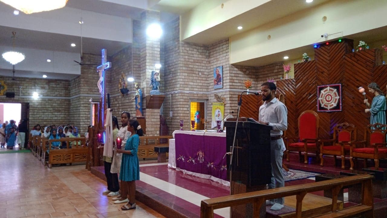 ranchi news : मसीही विश्वासियों ने प्रभु यीशु मसीह के दुखभोग को याद किया