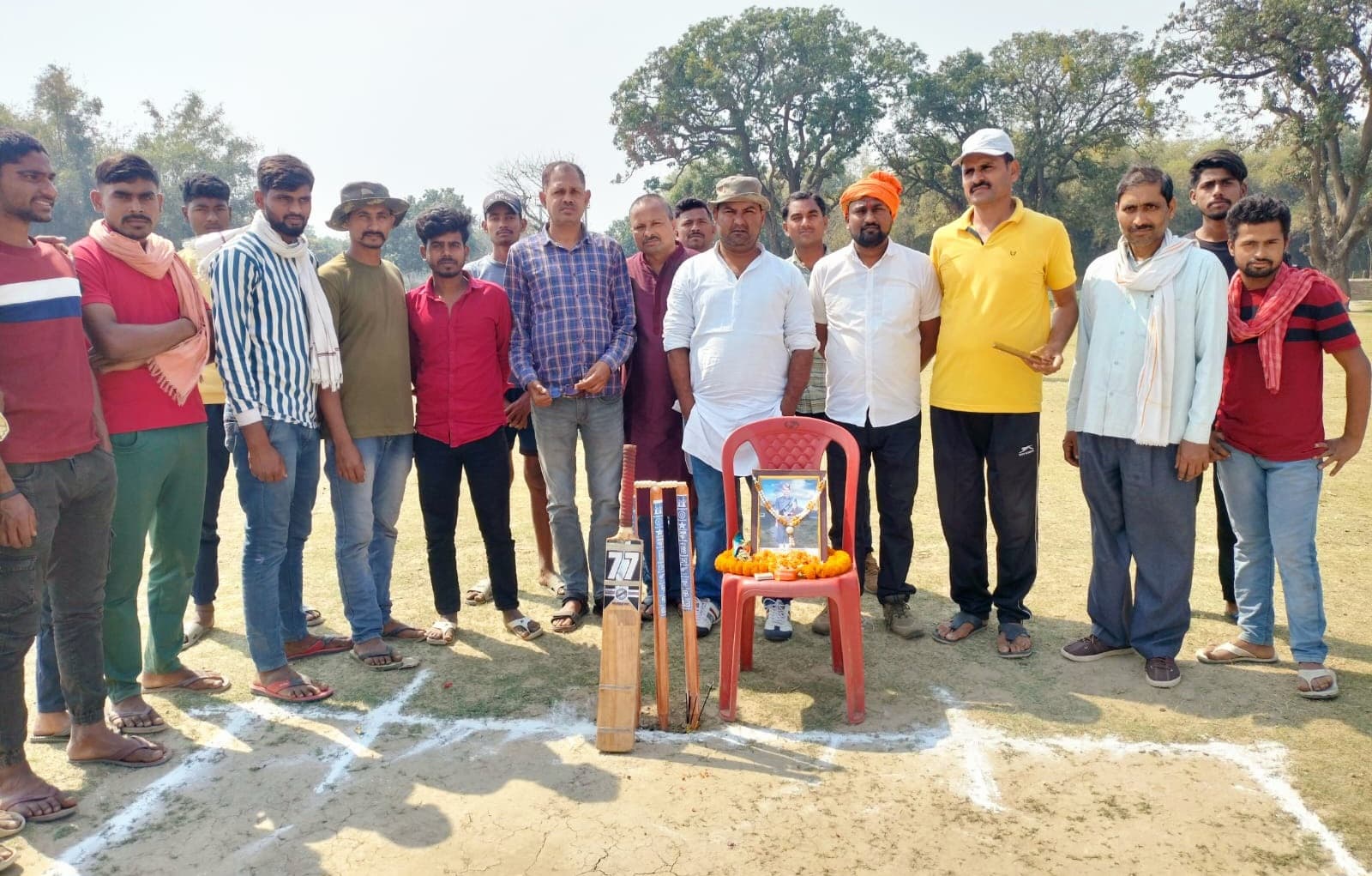 उद्घाटन मैच में साहिबगंज सकरीगली की टीम को कटिहार इलेवन ने 12 रनों से हराया