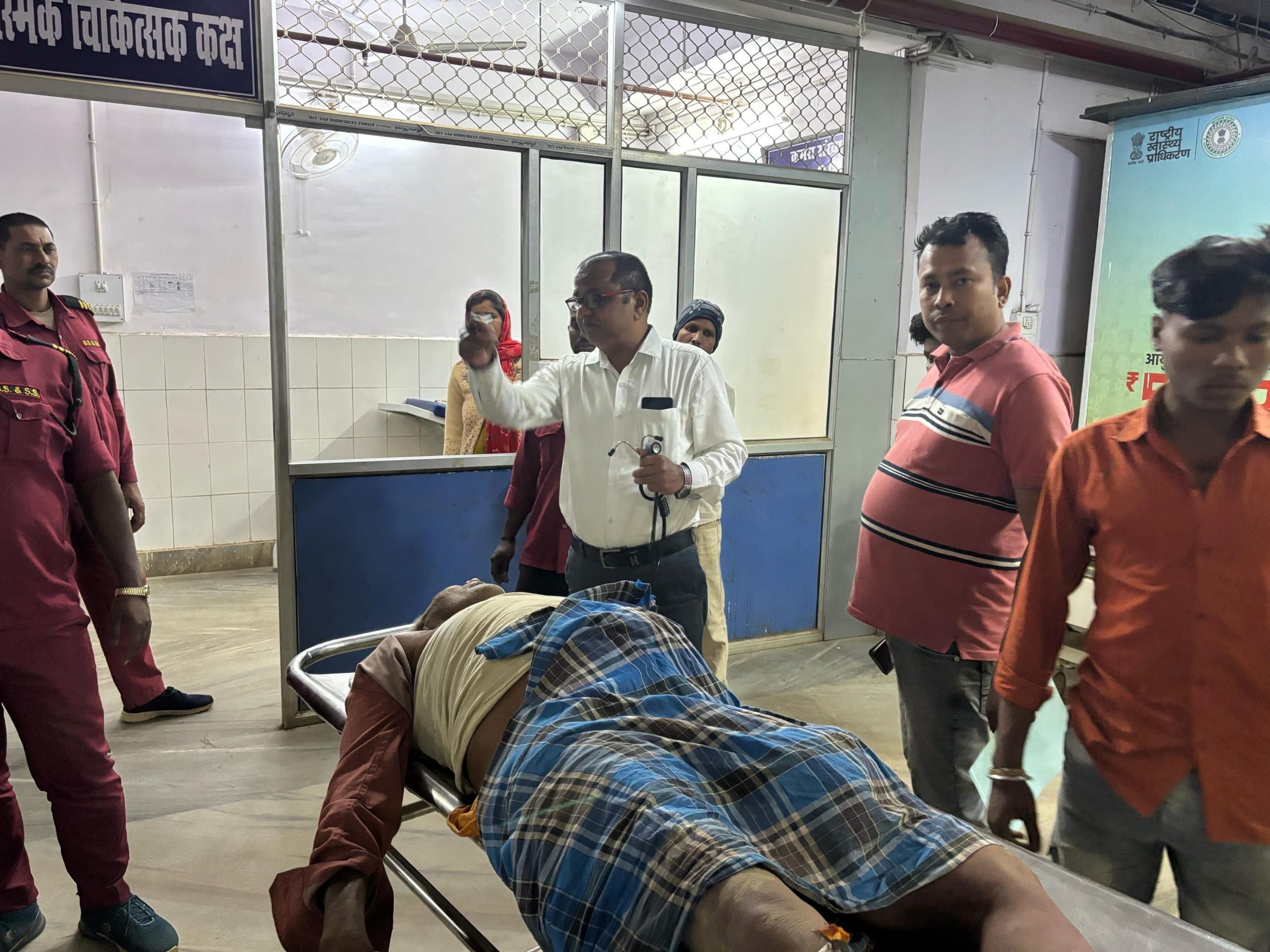 Accident : अज्ञात वाहन के धक्के से सब्जी विक्रेता की मौत