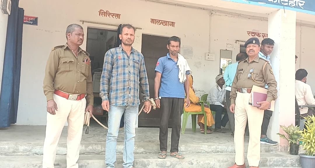 रौतारा पुलिस ने दो एनबीडब्ल्यू फरार वारंटी को गिरफ्तार किया