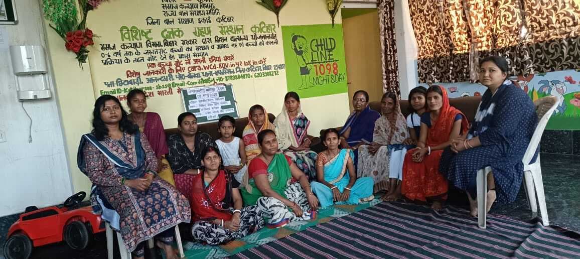 अंतरराष्ट्रीय महिला दिवस दत्तक ग्रहण संस्थान में मनाया गया