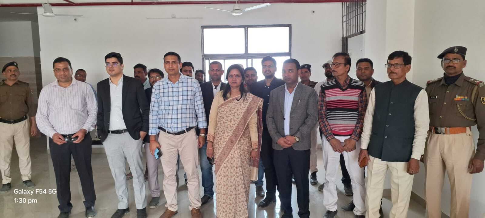 जिला एवं सत्र न्यायाधीश ने नवनिर्मित जी प्लस 5 टेन कोर्ट भवन का किया निरीक्षण, दिए दिशा - निर्देश