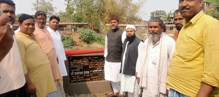 विधायक ने किया पीसीसी सड़क का शिलान्यास