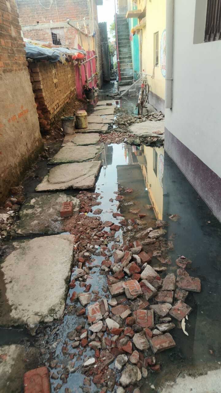 नारकीय जीवन जीने को विवश हैं पतसंडा पंचायत के वार्ड-11 के लोग