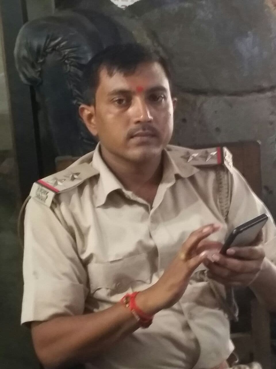 दारोगा आनंद की ब्रेन हैमरेज से मौत