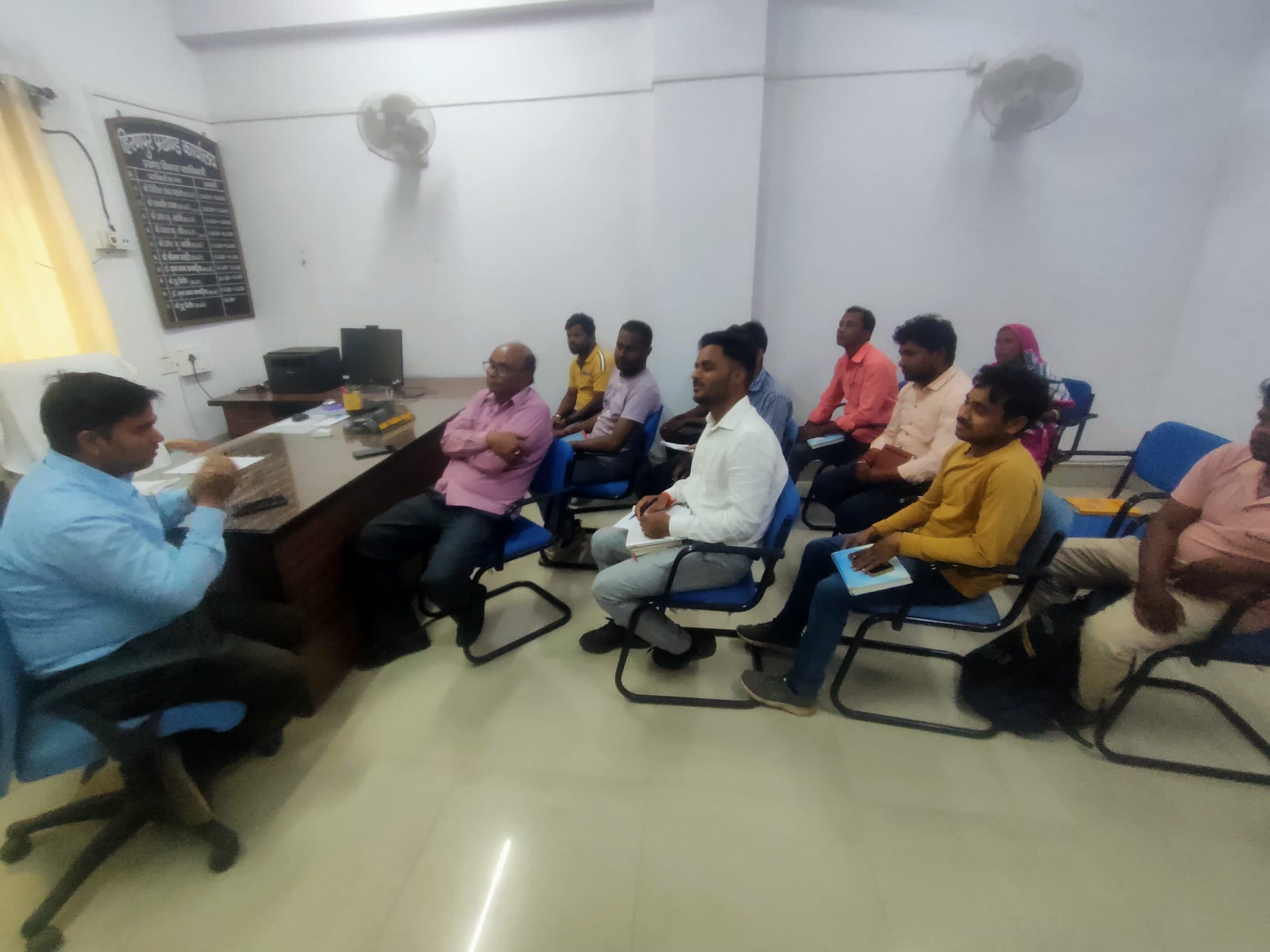 ओके : बीपीओ ने टीम को उपलब्ध करायी योजनाओं की सूची