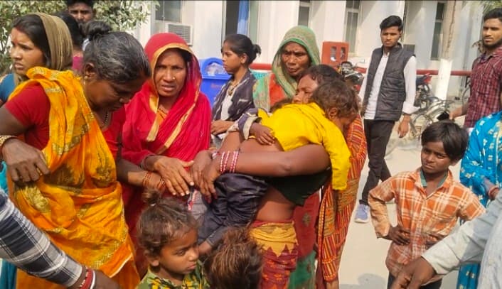 मेडिकल कॉलेज में काम कर रहे मजदूर की छह मंजिल छत से गिरकर हुई मौत