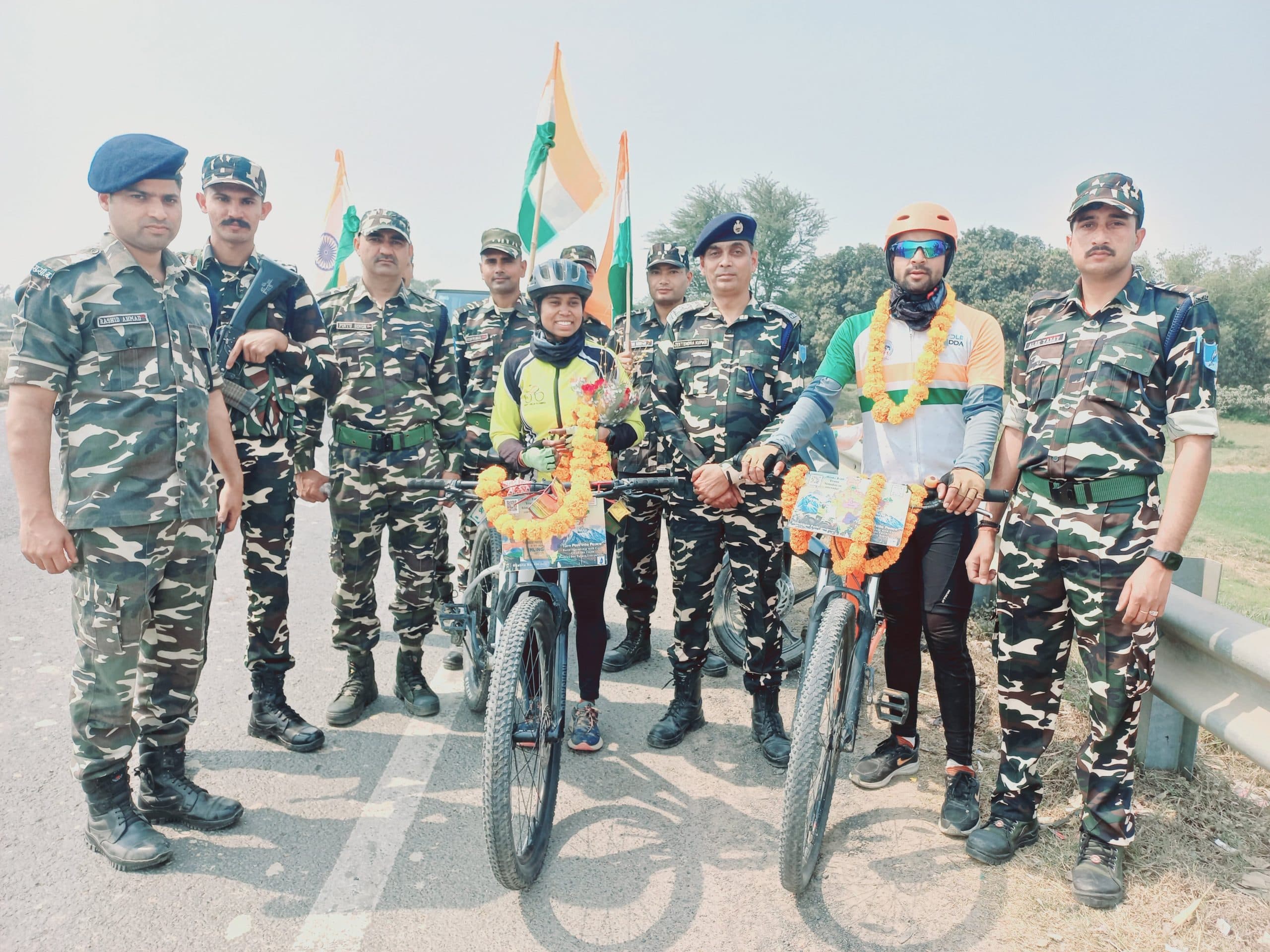 04 हजार किलोमीटर की साइकिल से यात्रा कर पहुंची निर्मली, महिला सशक्तिकरण के प्रति किया जागरूक