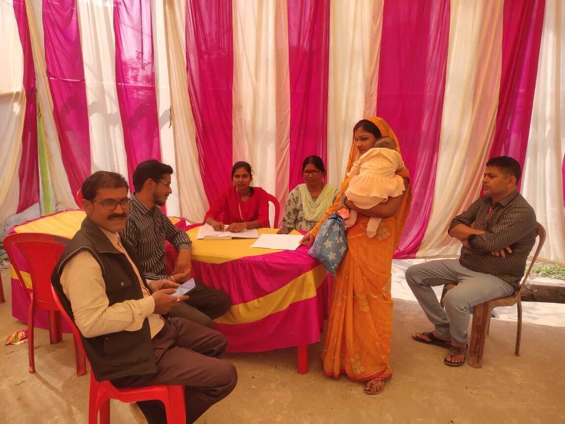प्रखंड क्षेत्र के विभिन्न स्वास्थ्य केंद्र में 212 गर्भवती महिलाओं की हुई प्रसव पूर्व जांच