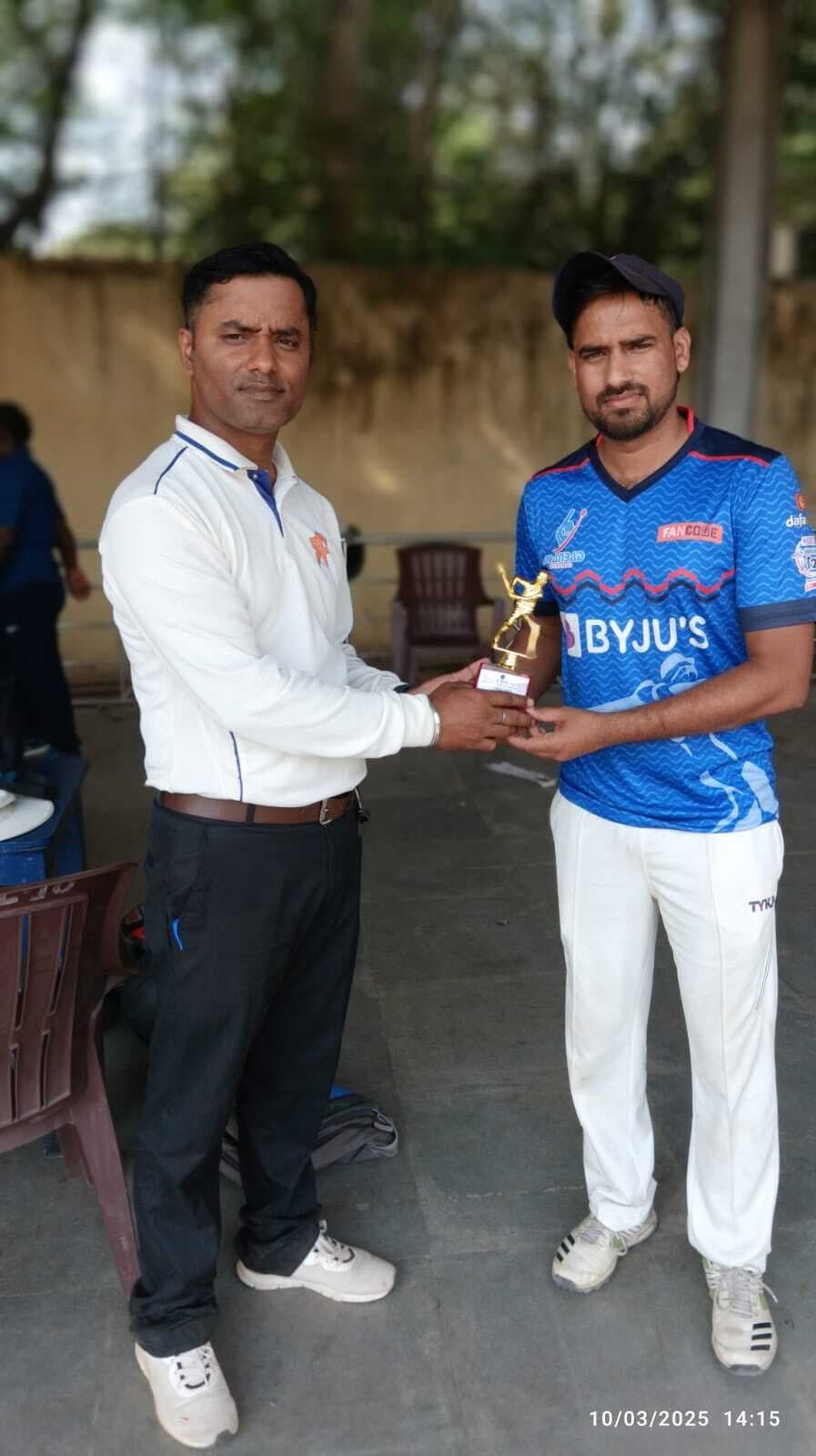 JSCA B DIVISION LEAGUE TANZIL:  तंजिल-उल-हक का शानदार प्रदर्शन, हिना एलायड जीता