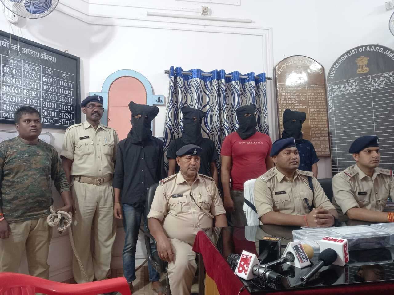 कानगोई में विनय यादव को गोली मारने वाले चार आरोपित गिरफ्तार