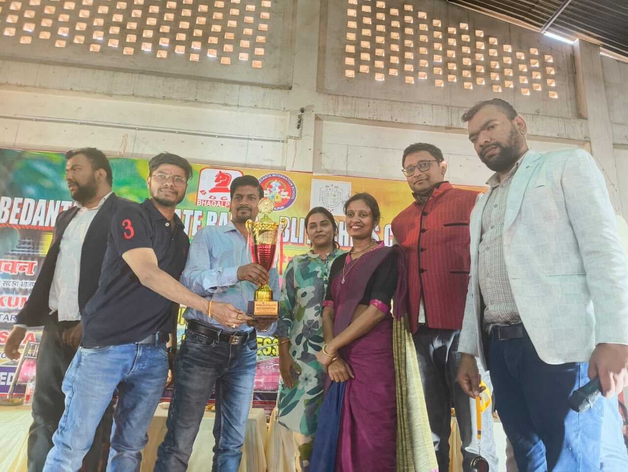 Bhagalpur News: रैपिड एवं ब्लिट्ज शतरंज में पटना का विपुल चैंपियन