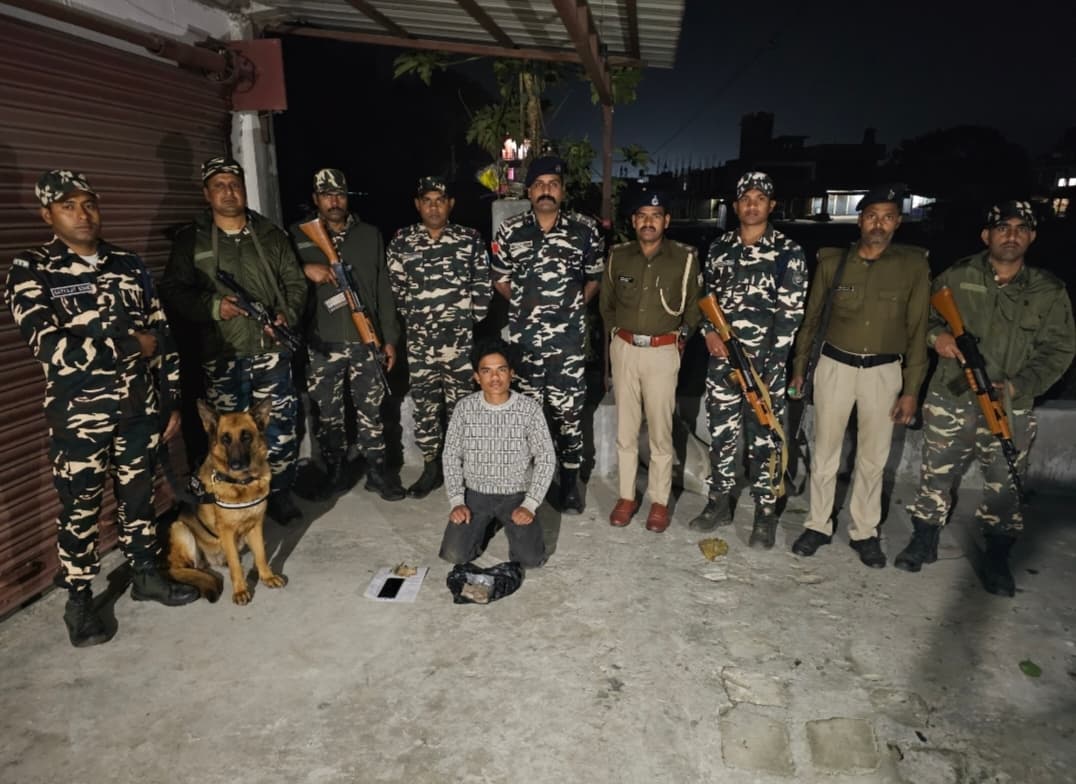 90.5 ग्राम ब्राउन शुगर के साथ तस्कर गिरफ्तार