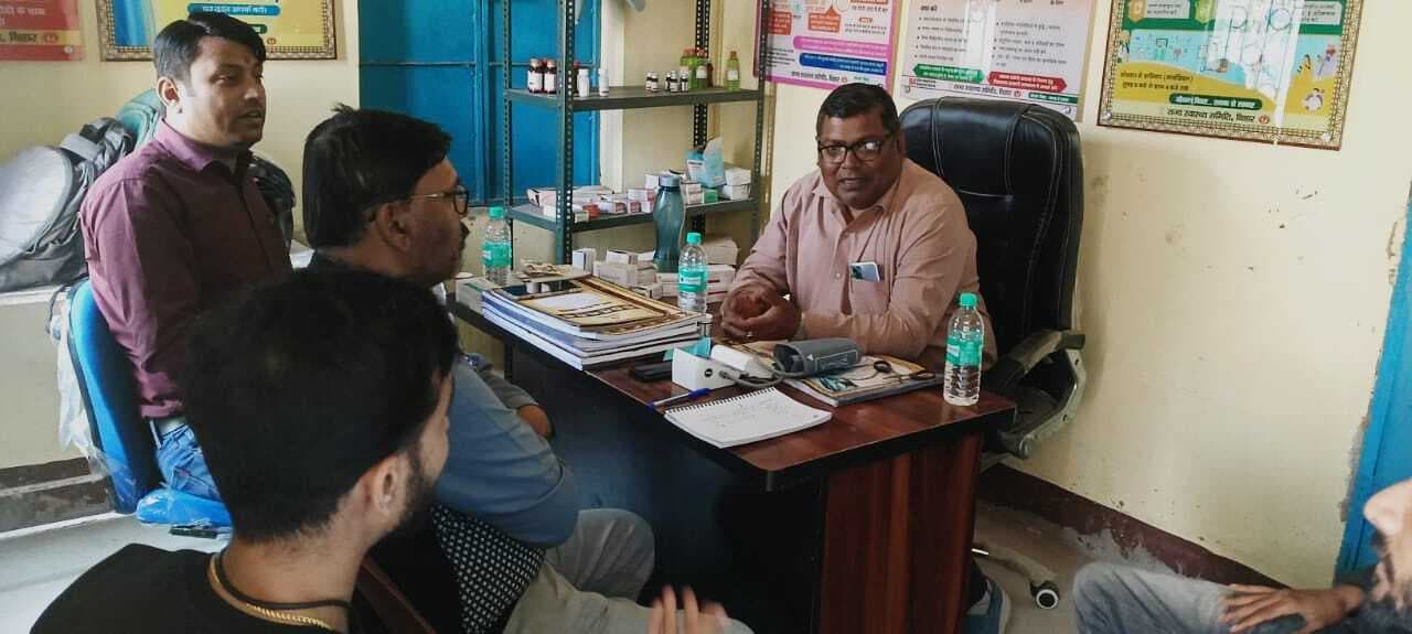 झाला व बेस गोपालगंज एचडब्ल्यूसी को राज्यस्तरीय एनक्वास प्रमाणीकरण की तैयारी