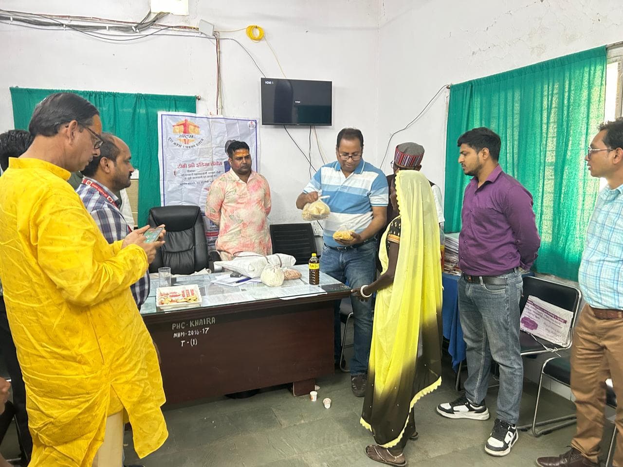 टीबी मरीजों को बांटा गया पोषणयुक्त आहार