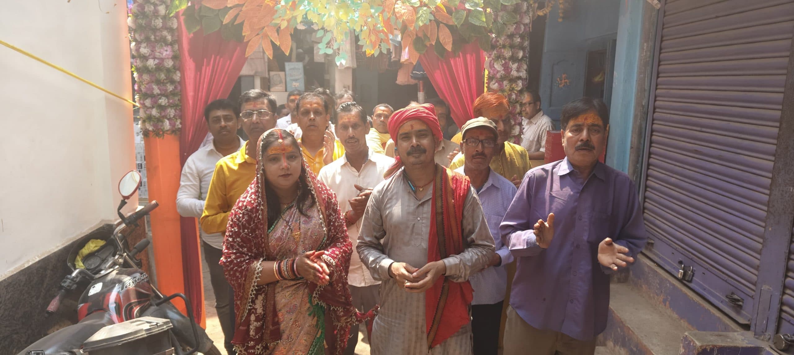 अखंड हरि कीर्तन से बना भक्ति का माहौल