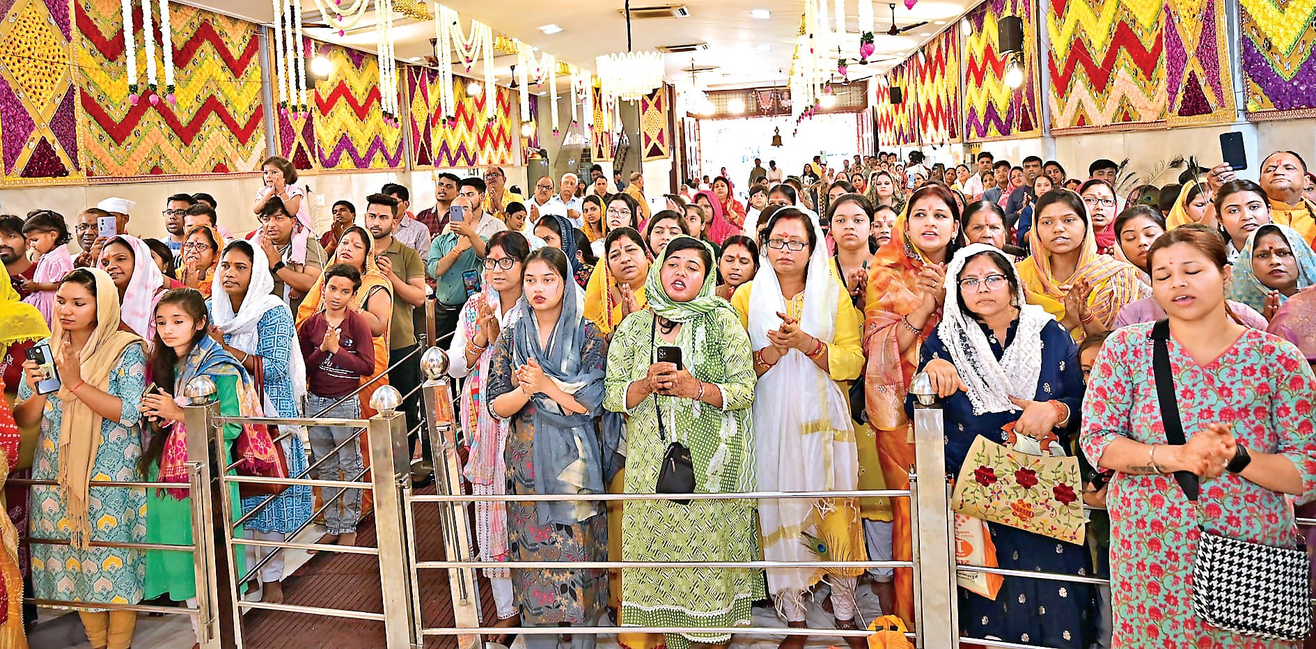 ranchi news : चल श्याम धणी के द्वार रंगीला फागुण आया है...भजनों से गूंज उठा रांची का श्री श्याम मंदिर