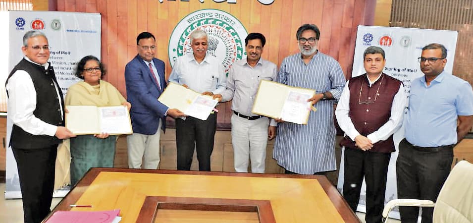 Jamshedpur News : झारखंड में सिकल सेल एनीमिया की पहचान व रोकथाम के लिए साथ काम करेंगे टाटा स्टील व एनएचएम