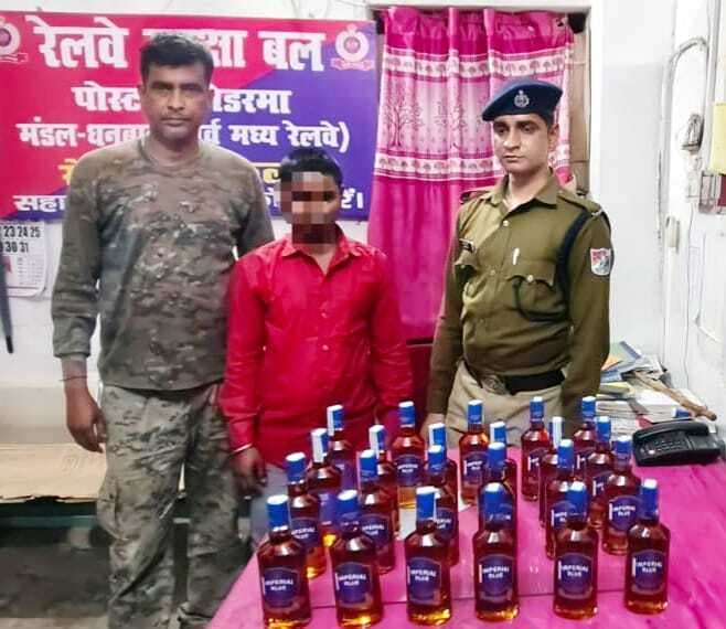 23 बोतल विदेशी शराब के साथ नवादा का युवक गिरफ्तार