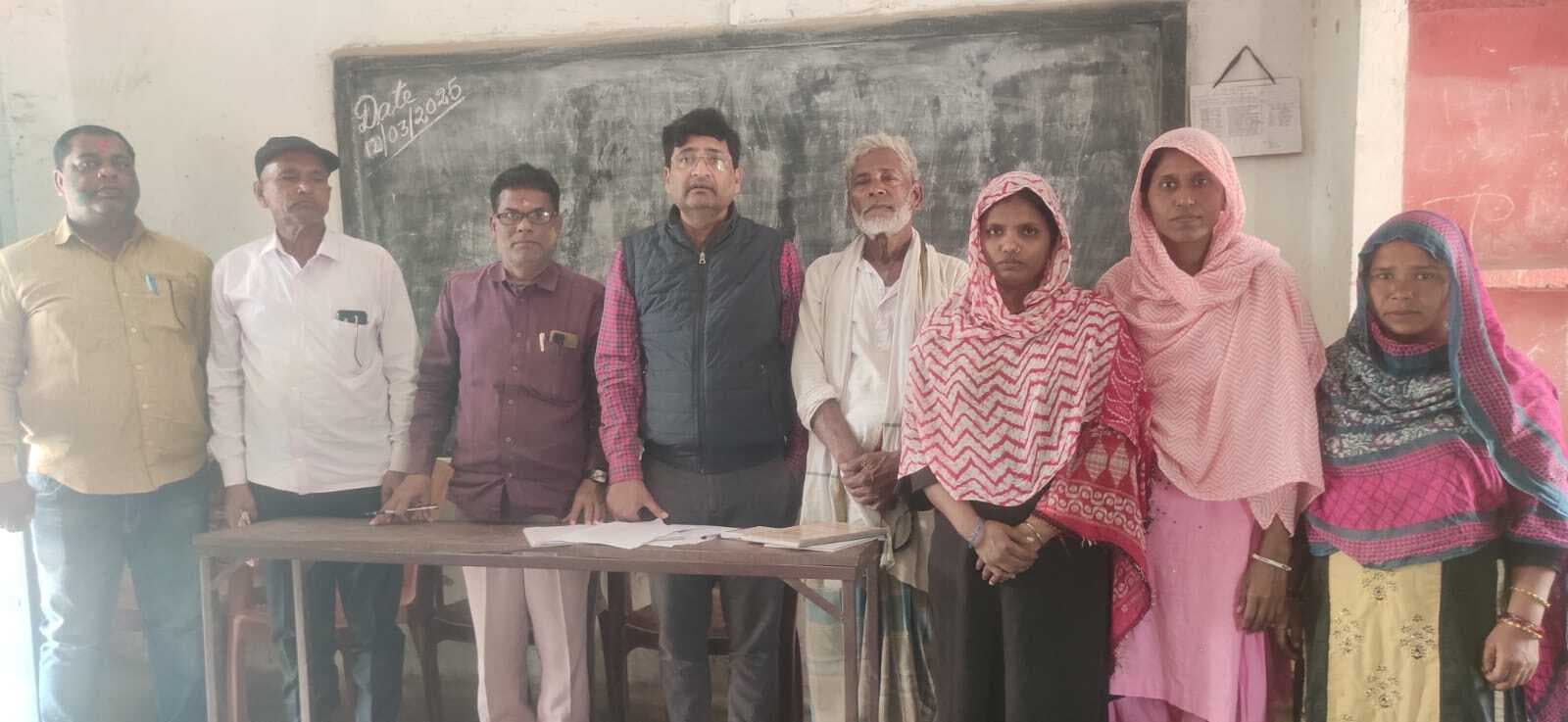 उर्दू मध्य विद्यालय भैरोपट्टी में सचिव का हुआ चुनाव