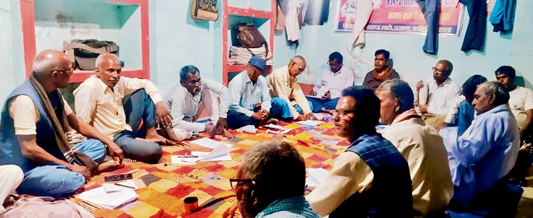 अखिल भारतीय खेत व ग्रामीण मजदूर सभा की हुई बैठक