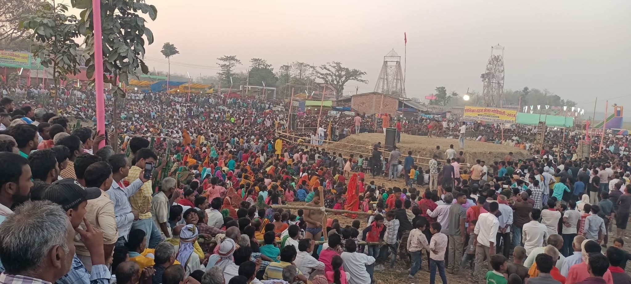 छह दिवसीय होलिका दहन मेला में हुई राष्ट्रीय कुश्ती प्रतियोगिता